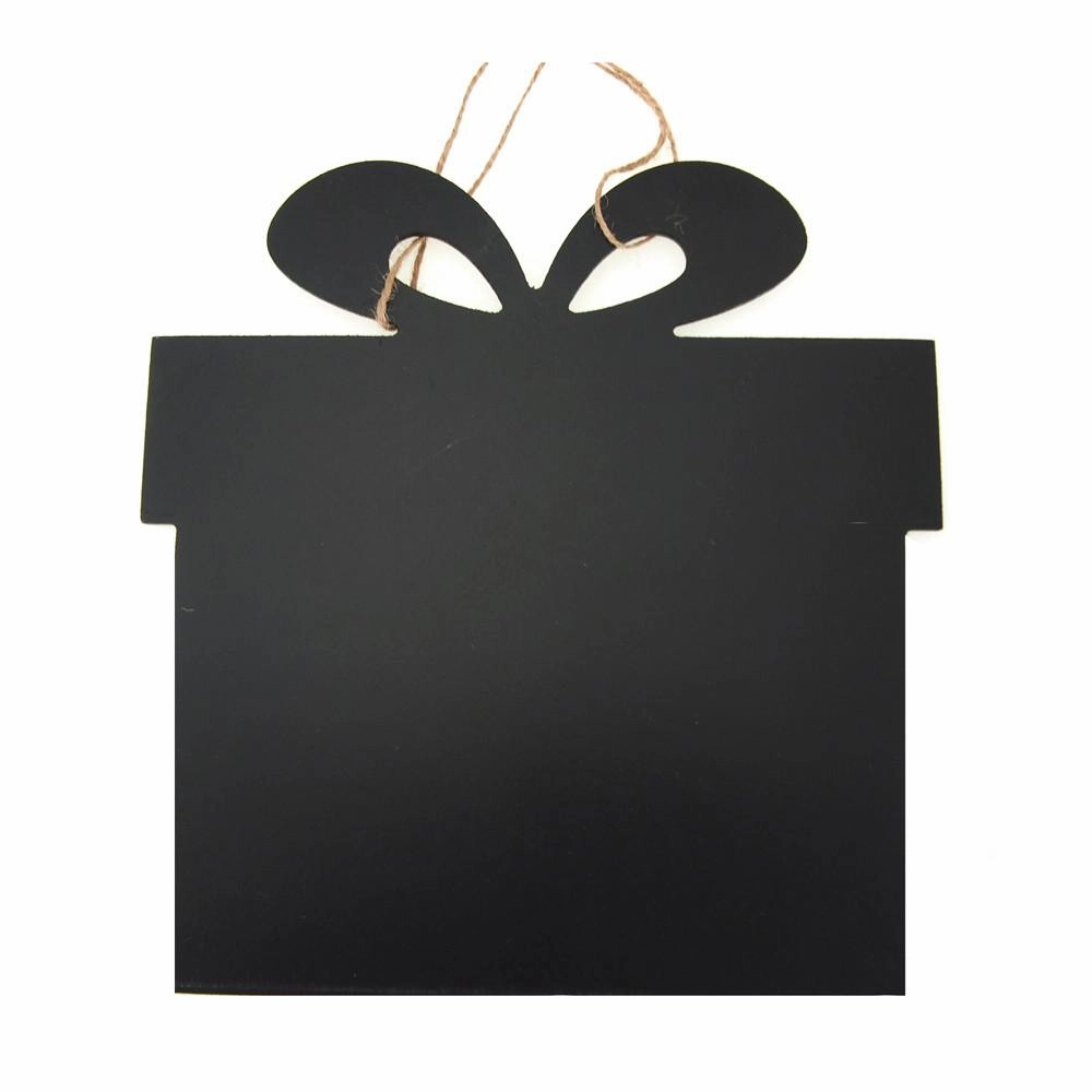 Gift Chalkboard Wooden Wall Plaque, Black, 9-3/4-Inch wooden room decoration