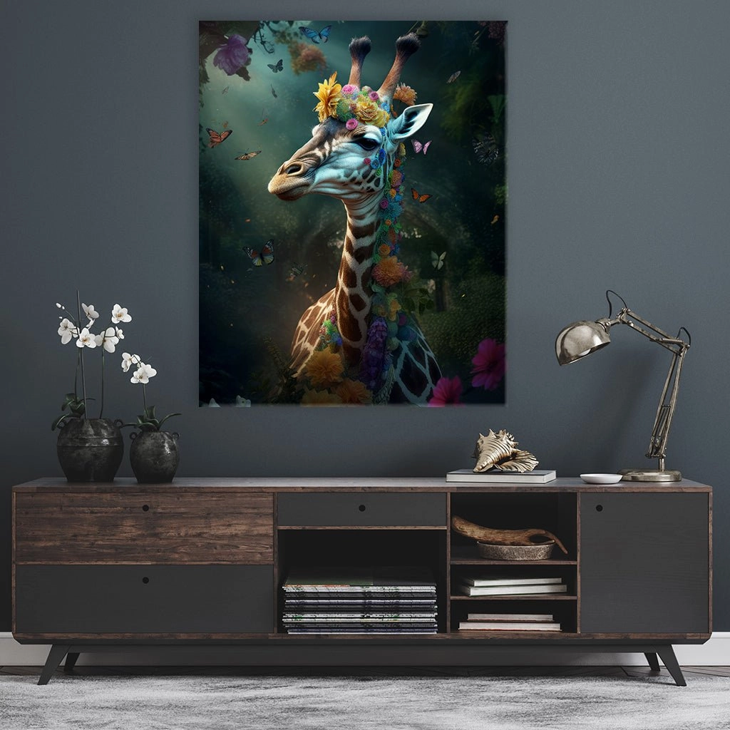 Giraffe Whimsical by Zenzdesign