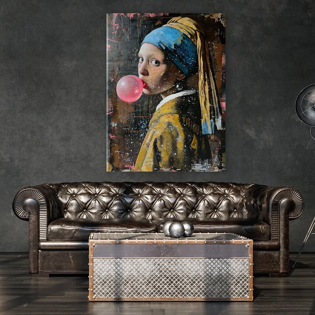 Girl with Bubblegum by Daniel Decker