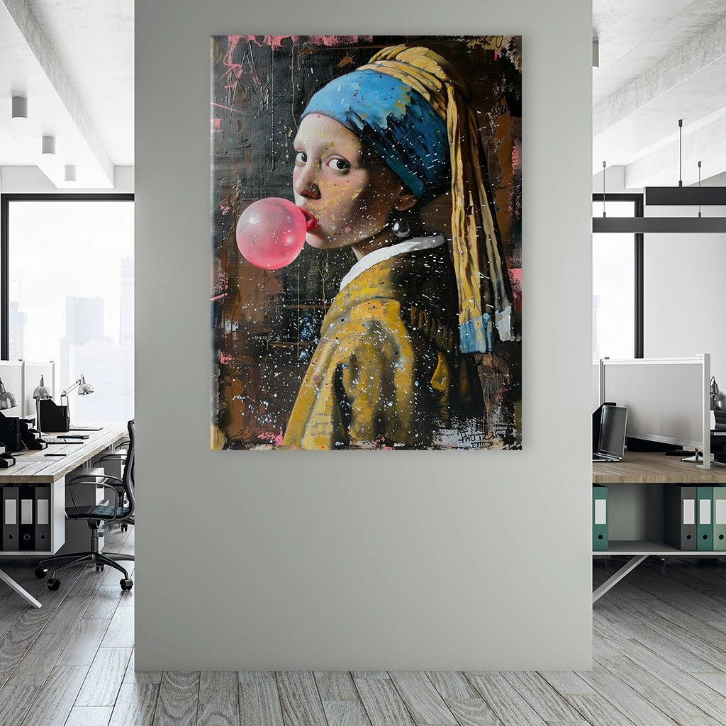 Girl with Bubblegum by Daniel Decker