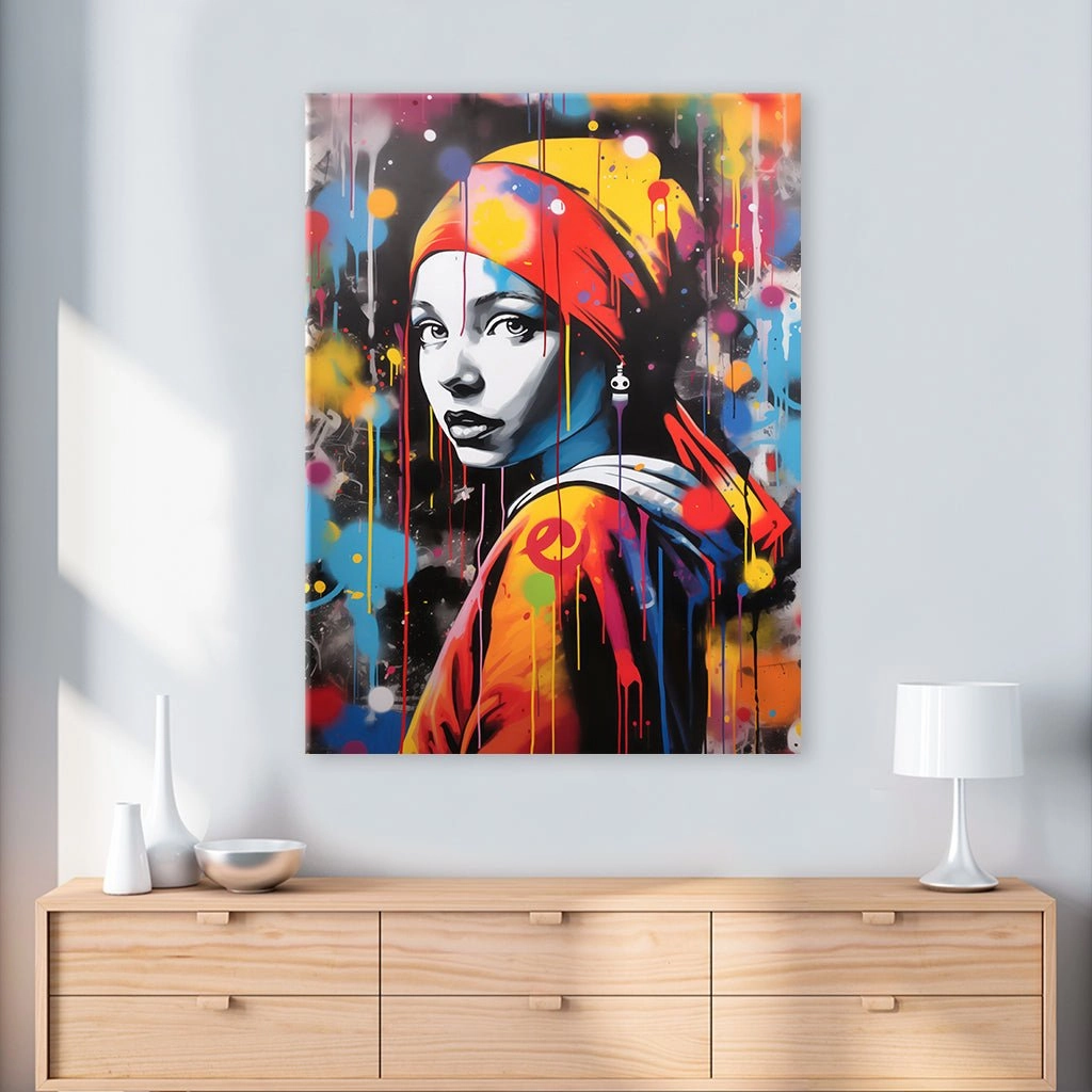 Girl with Pearl Earing - Banksystyle by Frank Daske