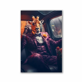 Glamor Stains by Juliano de Araujo framed mural artwork