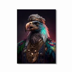 Glorious Eagle by Juliano de Araujo framed mural artwork