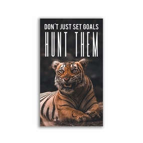 Goals framed mural artwork