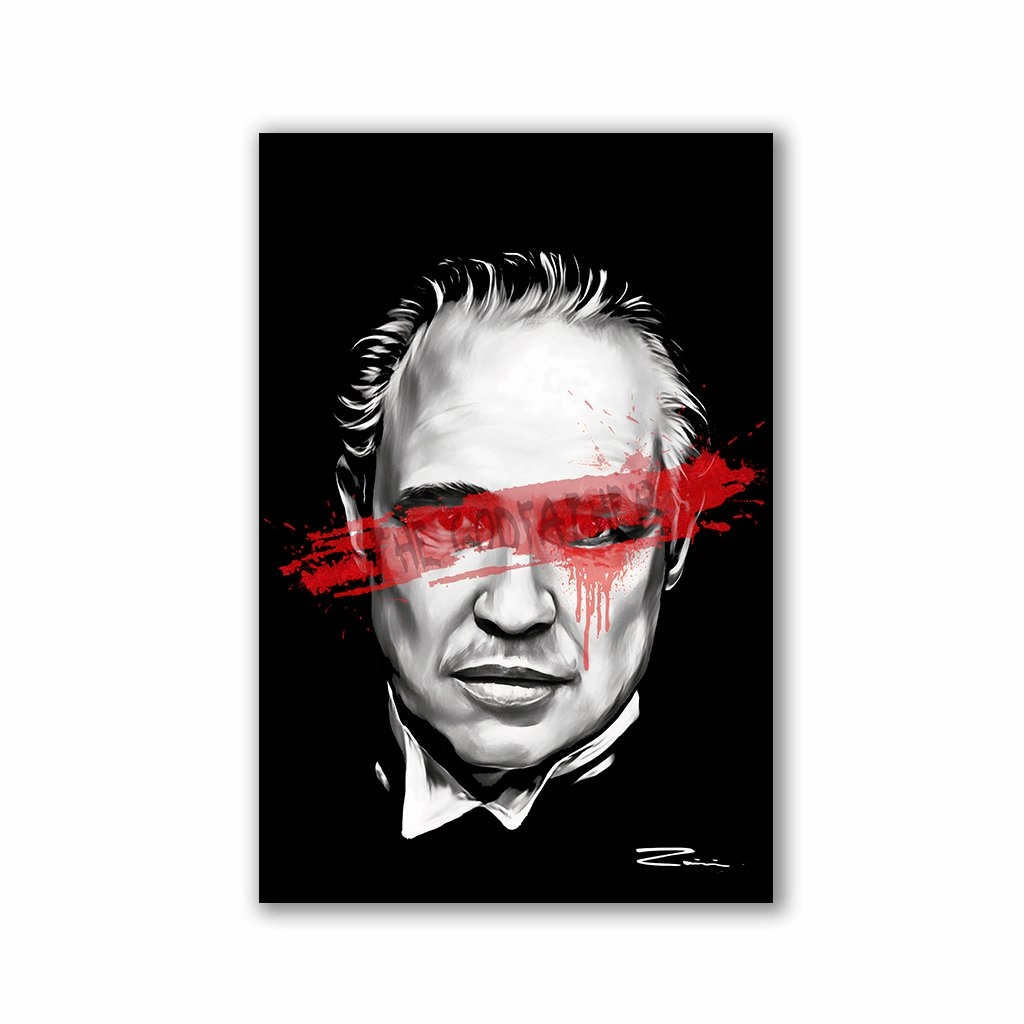 Godfather by Zuppini framed mural artwork