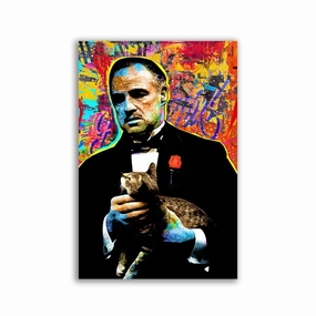 Godfather framed mural artwork