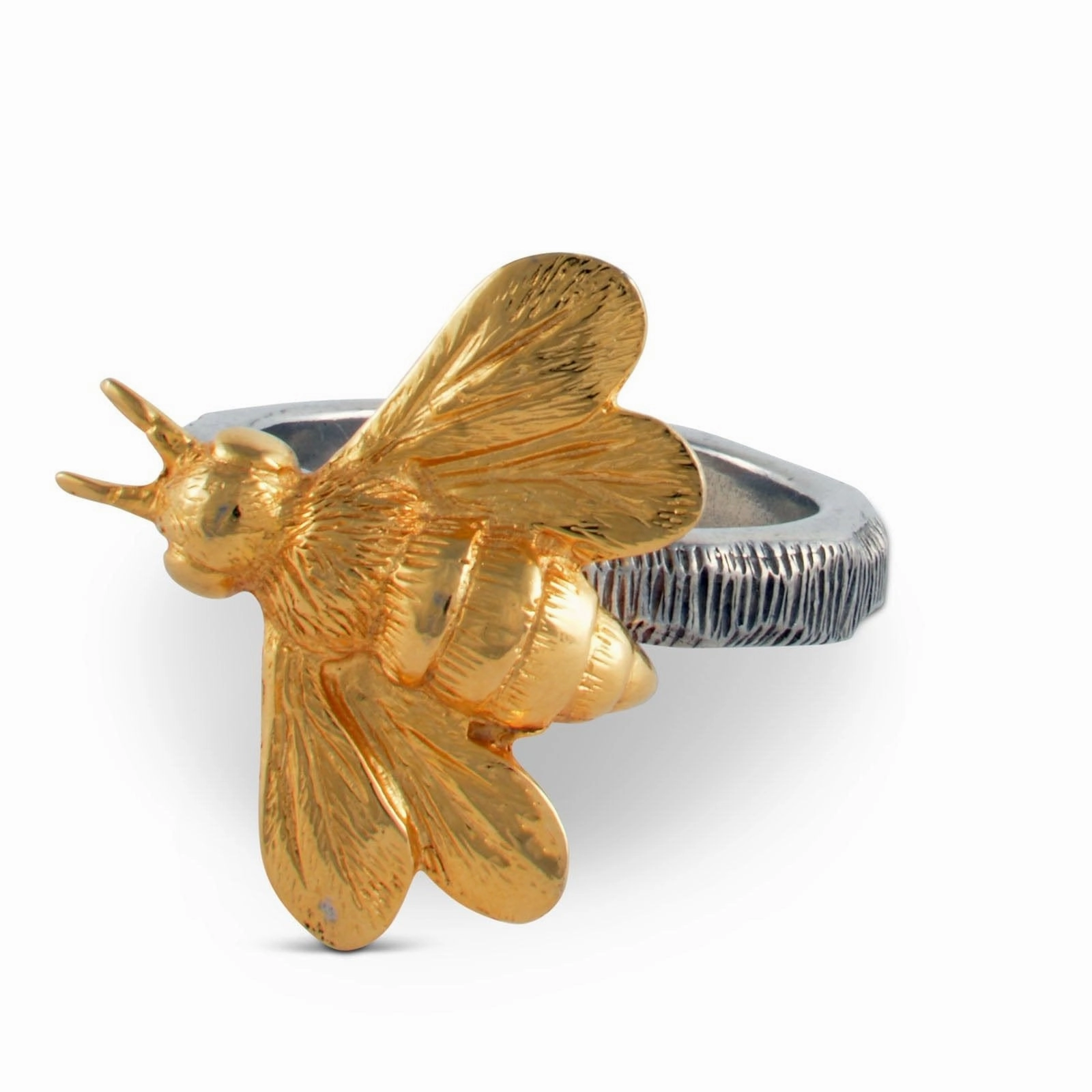 Gold Bee Napkin Ring