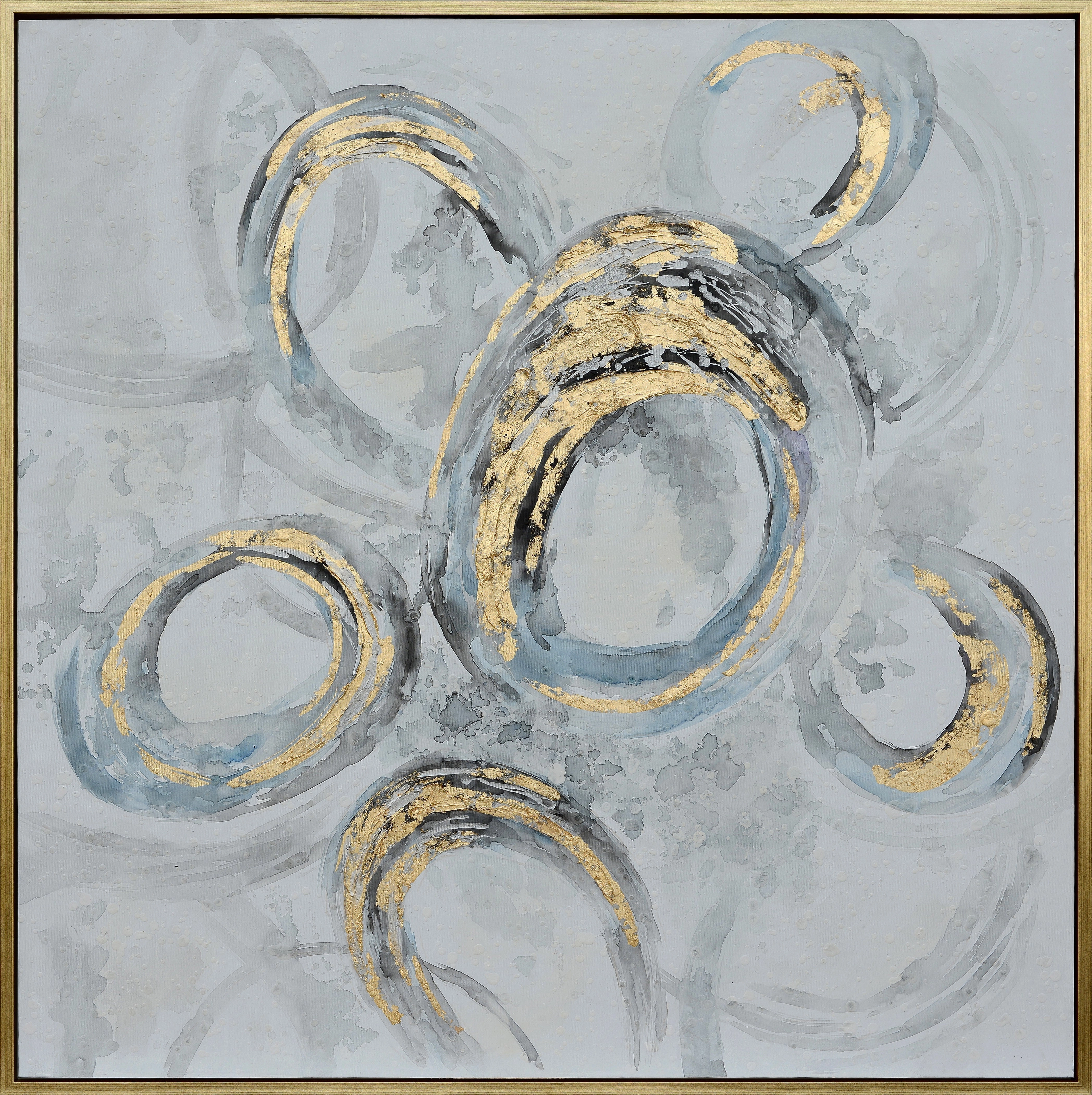 Gold Bonds Handmade Oil Painting artistic wall mural
