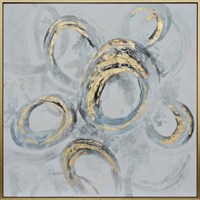 Gold Bonds Handmade Oil Painting artistic wall mural