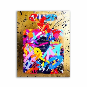GOLD FRAGRANCE by RS Artist framed mural artwork