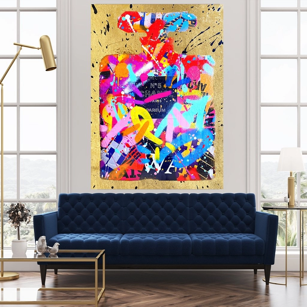 GOLD FRAGRANCE by RS Artist Gold on Acrylic