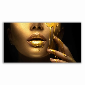 Gold touch framed mural artwork