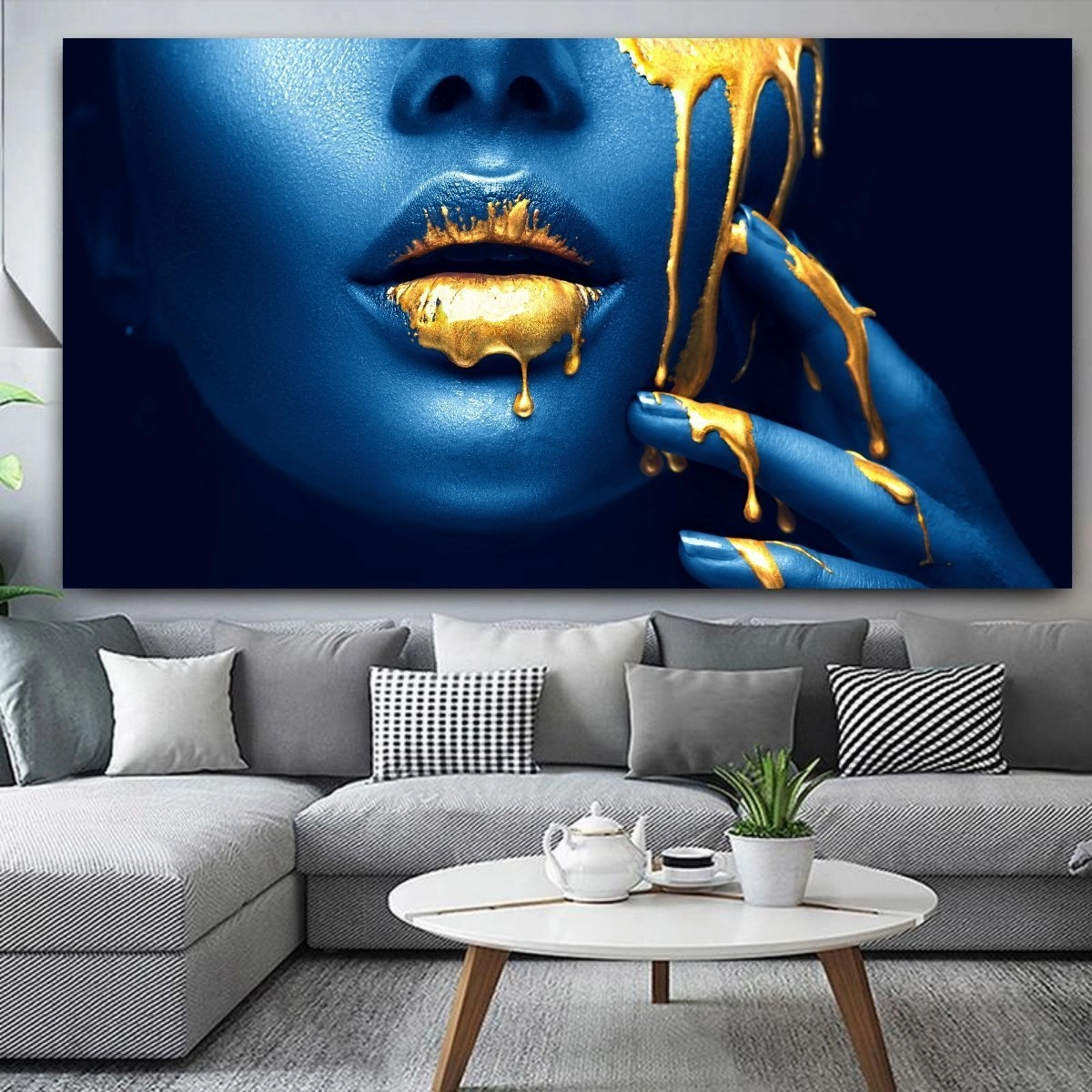 Gold Touch-Blue
