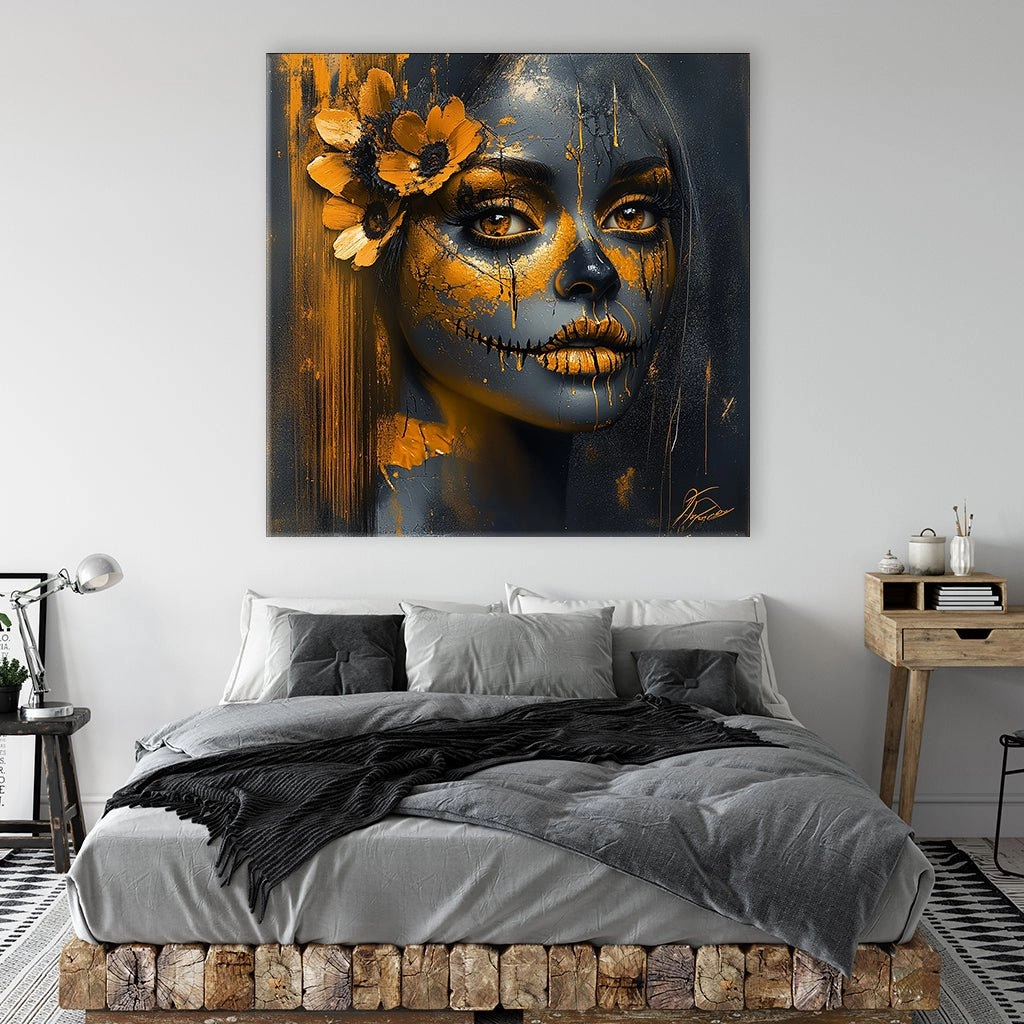 Golden Catrina by Catill