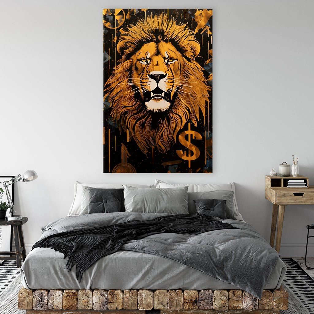 Golden Dollar Lion by Frank Daske