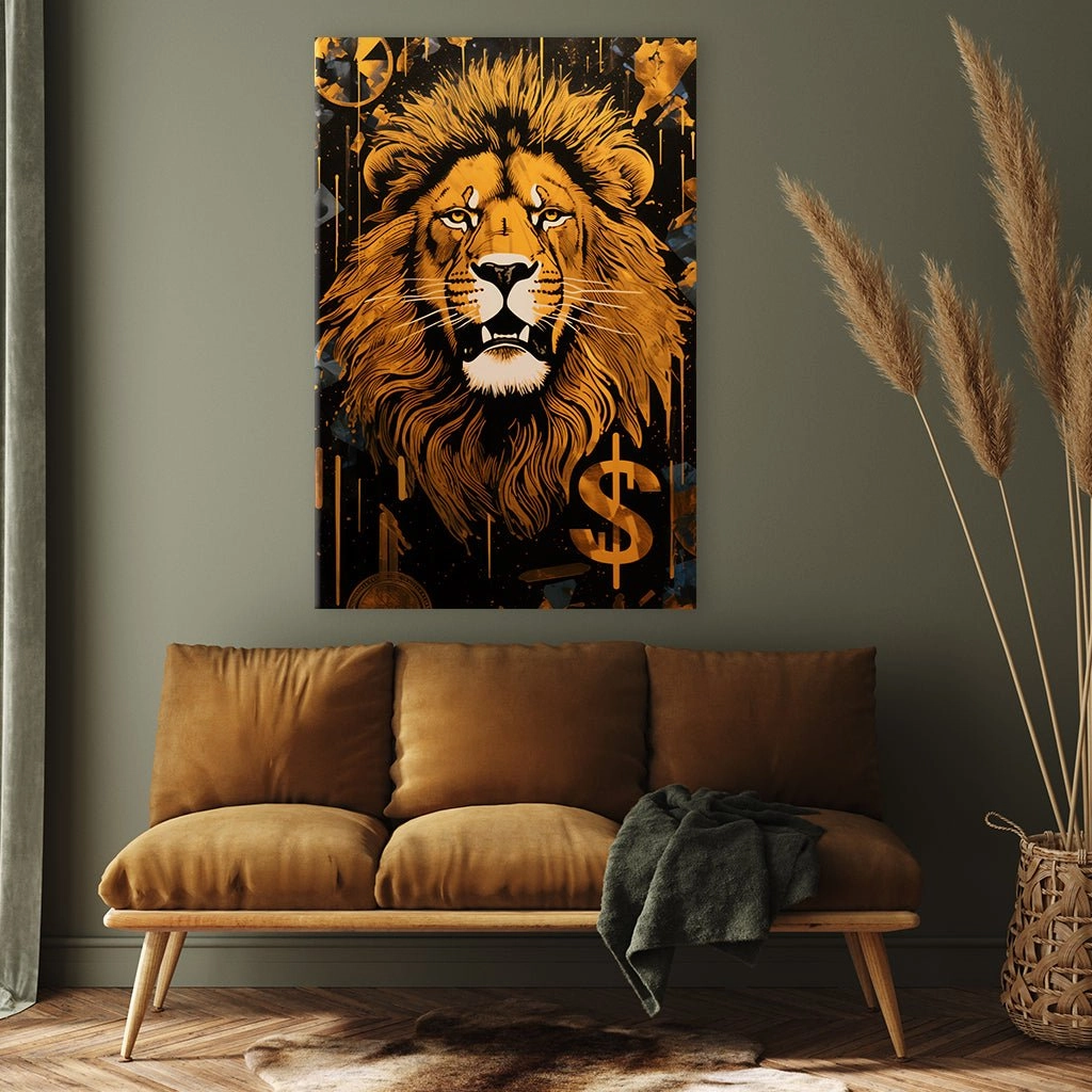 Golden Dollar Lion by Frank Daske