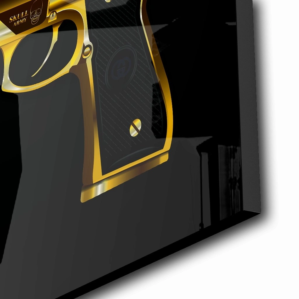 Golden Gun Gold on Acrylic