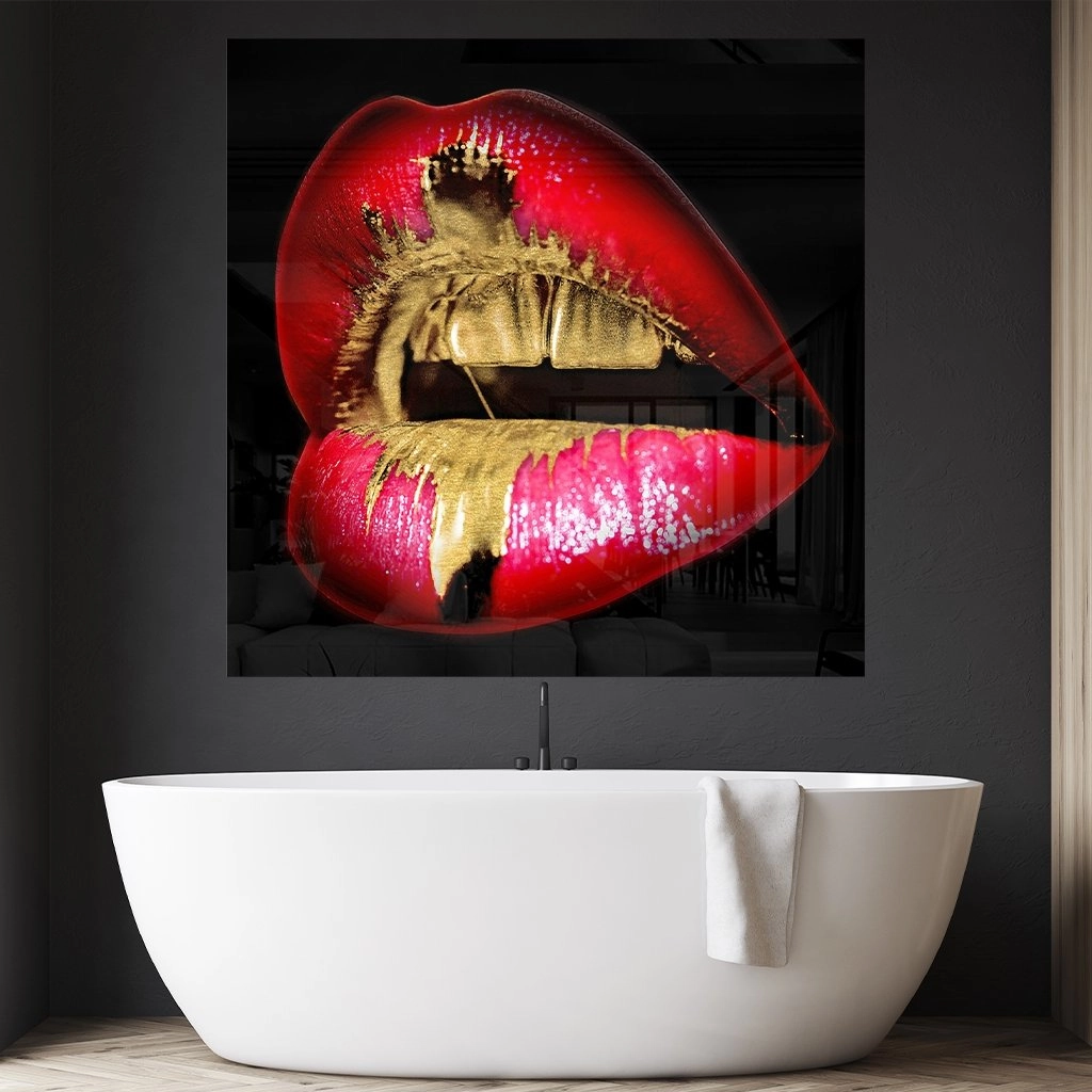 Golden Kiss Gold on Acrylic