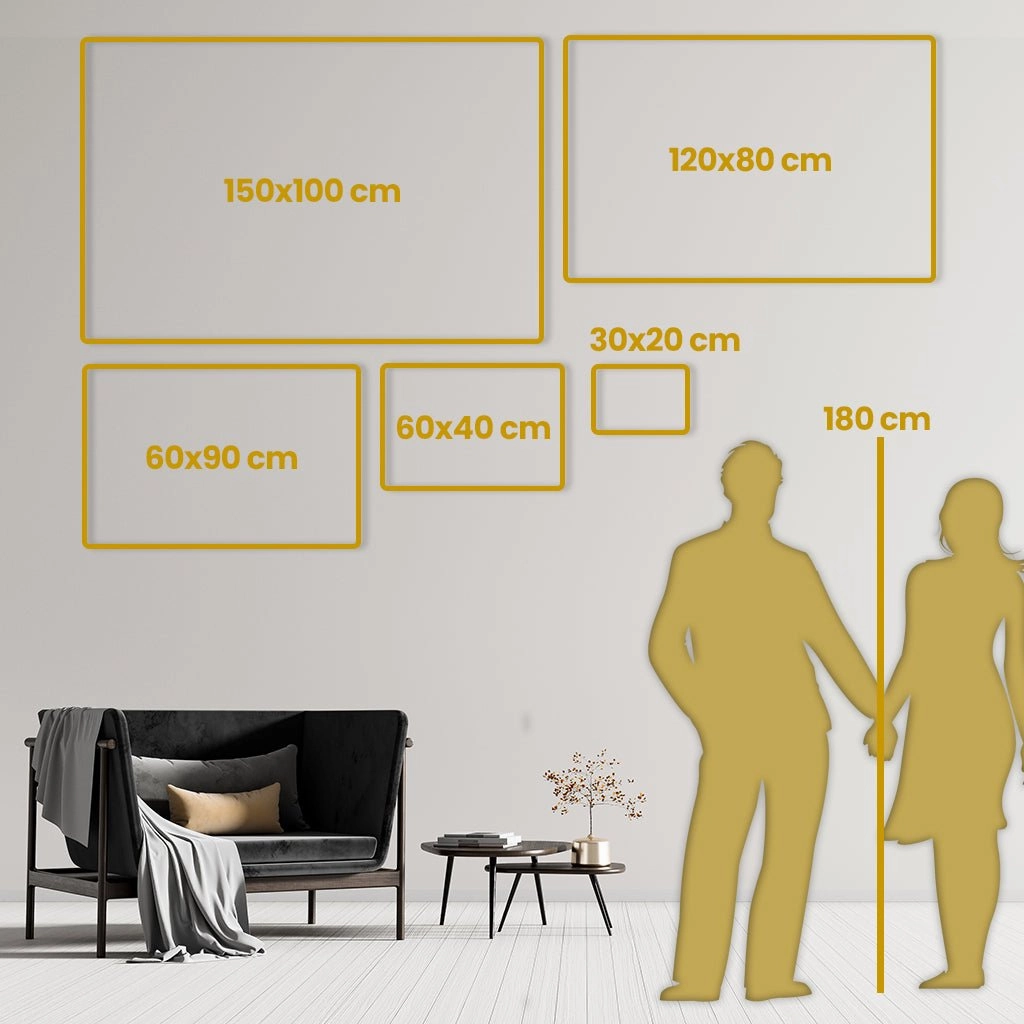 Golden Leaves - Triptych 