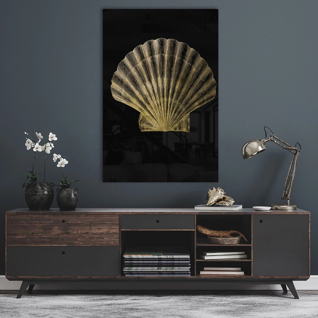 Golden Shell Gold on Acrylic