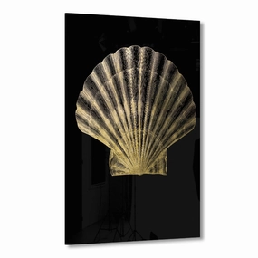 Golden Shell Gold on Acrylic framed mural artwork