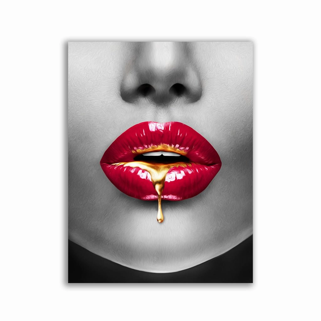 Golden Temptation by David Drake framed mural artwork