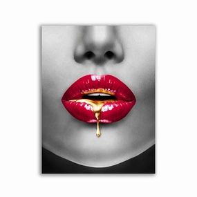 Golden Temptation by David Drake framed mural artwork