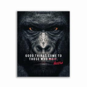 Good Things Hustle by Zenzdesign framed mural artwork