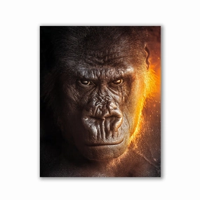 Gorilla Scar by Zenzdesign framed mural artwork
