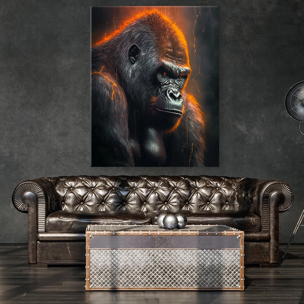 Gorilla Thunder by Zenzdesign