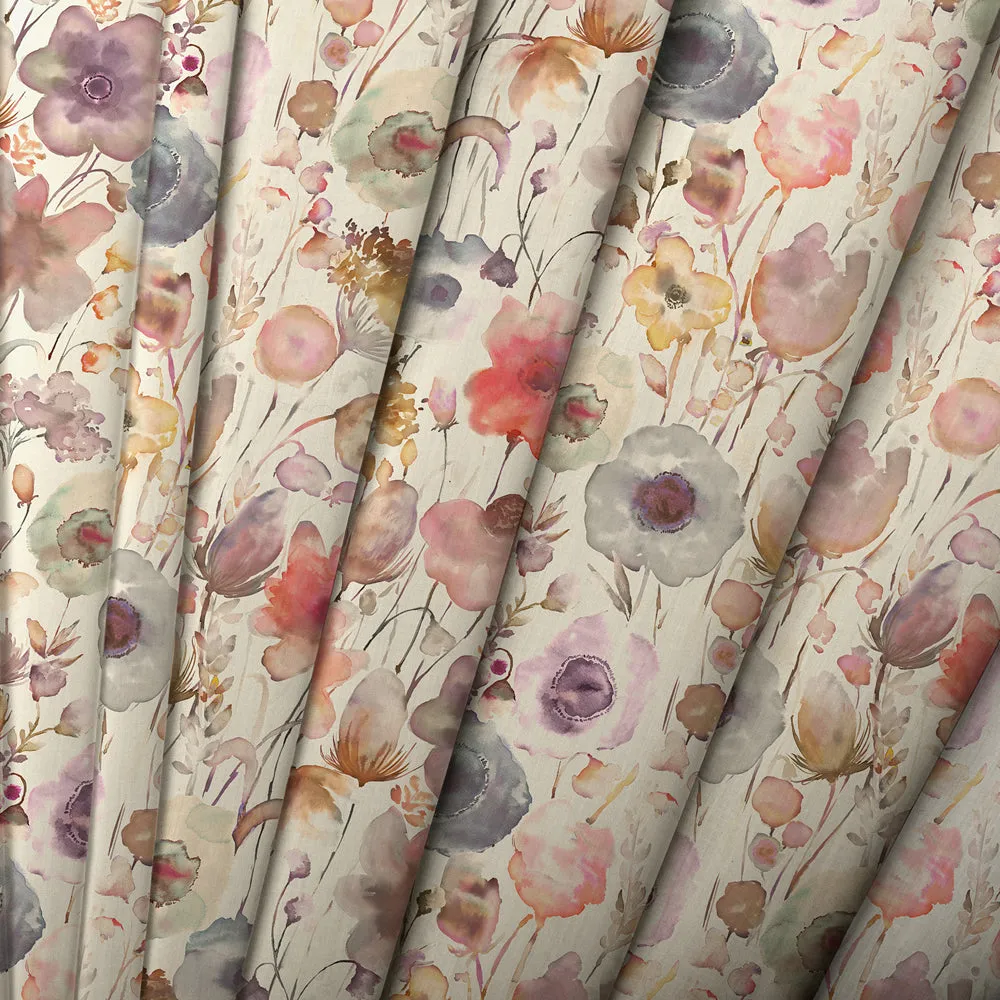 Gospiana Printed Cotton Made to Measure Roman Blinds Boysenberry