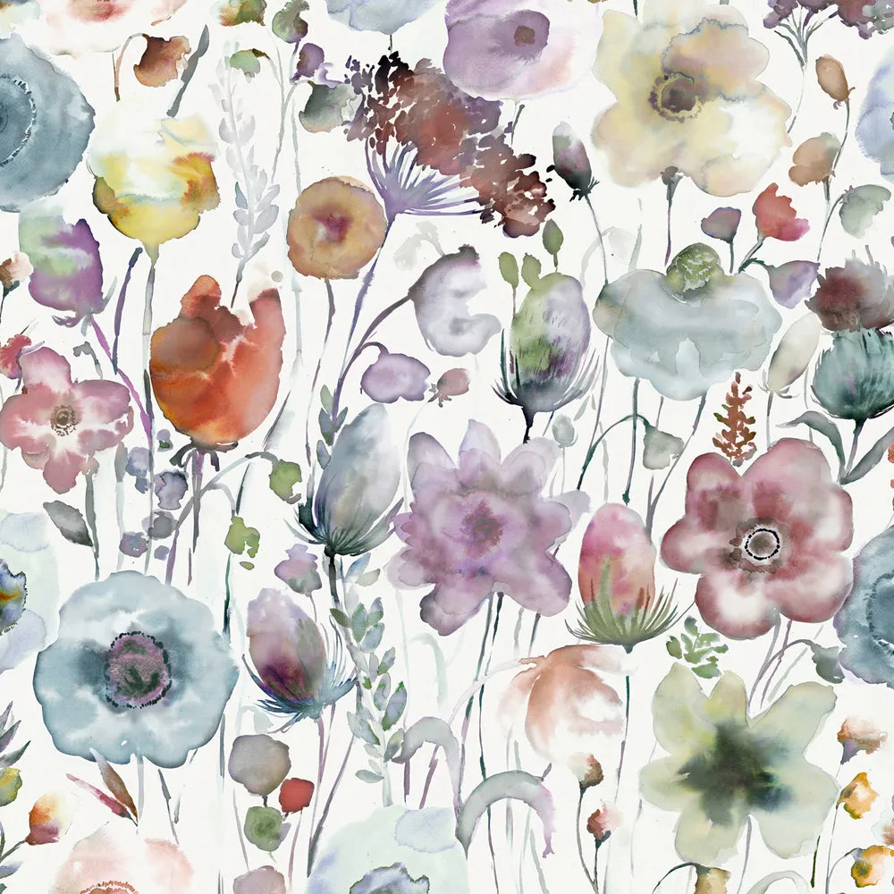 Gospiana Printed Cotton Made to Measure Roman Blinds Haze