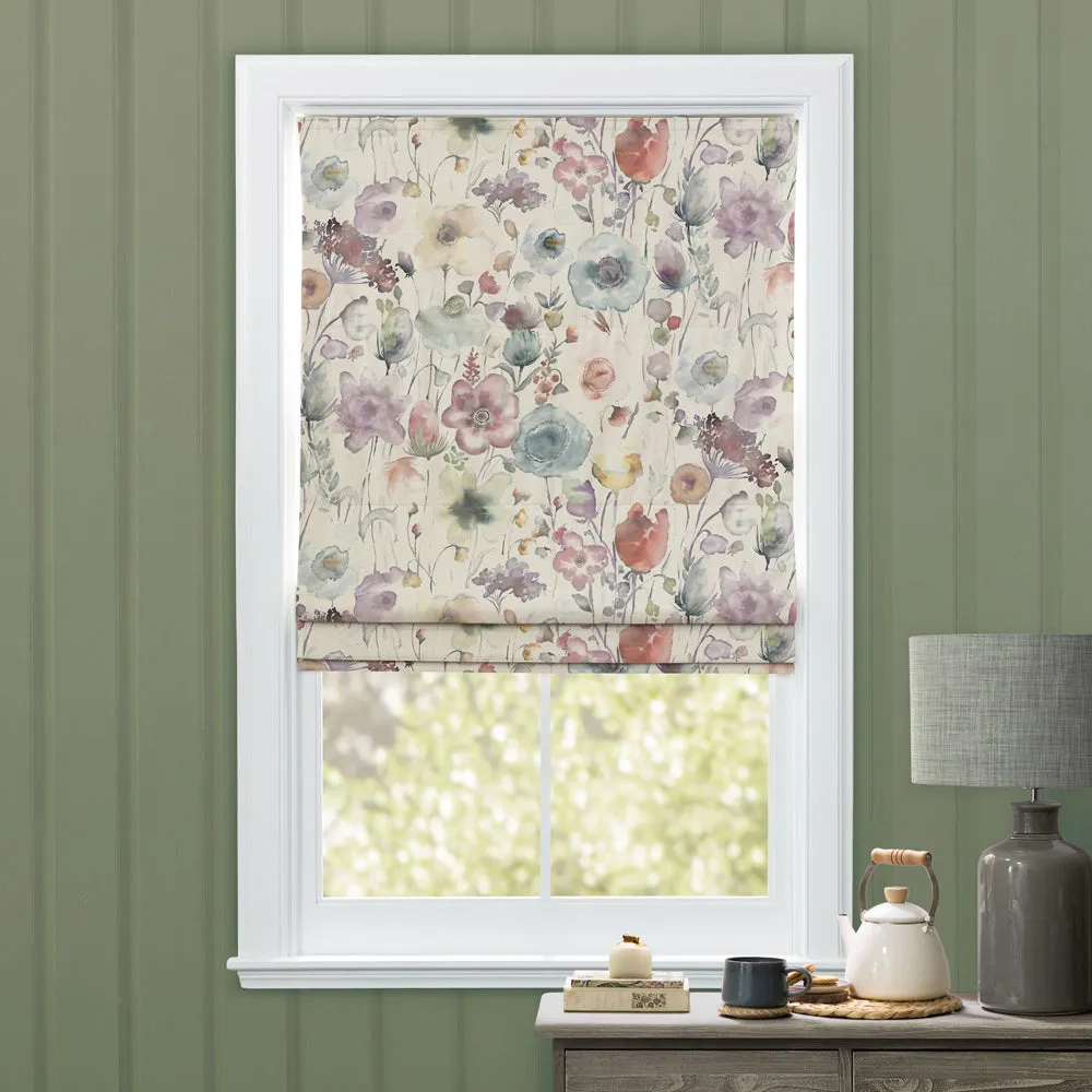 Gospiana Printed Cotton Made to Measure Roman Blinds Haze