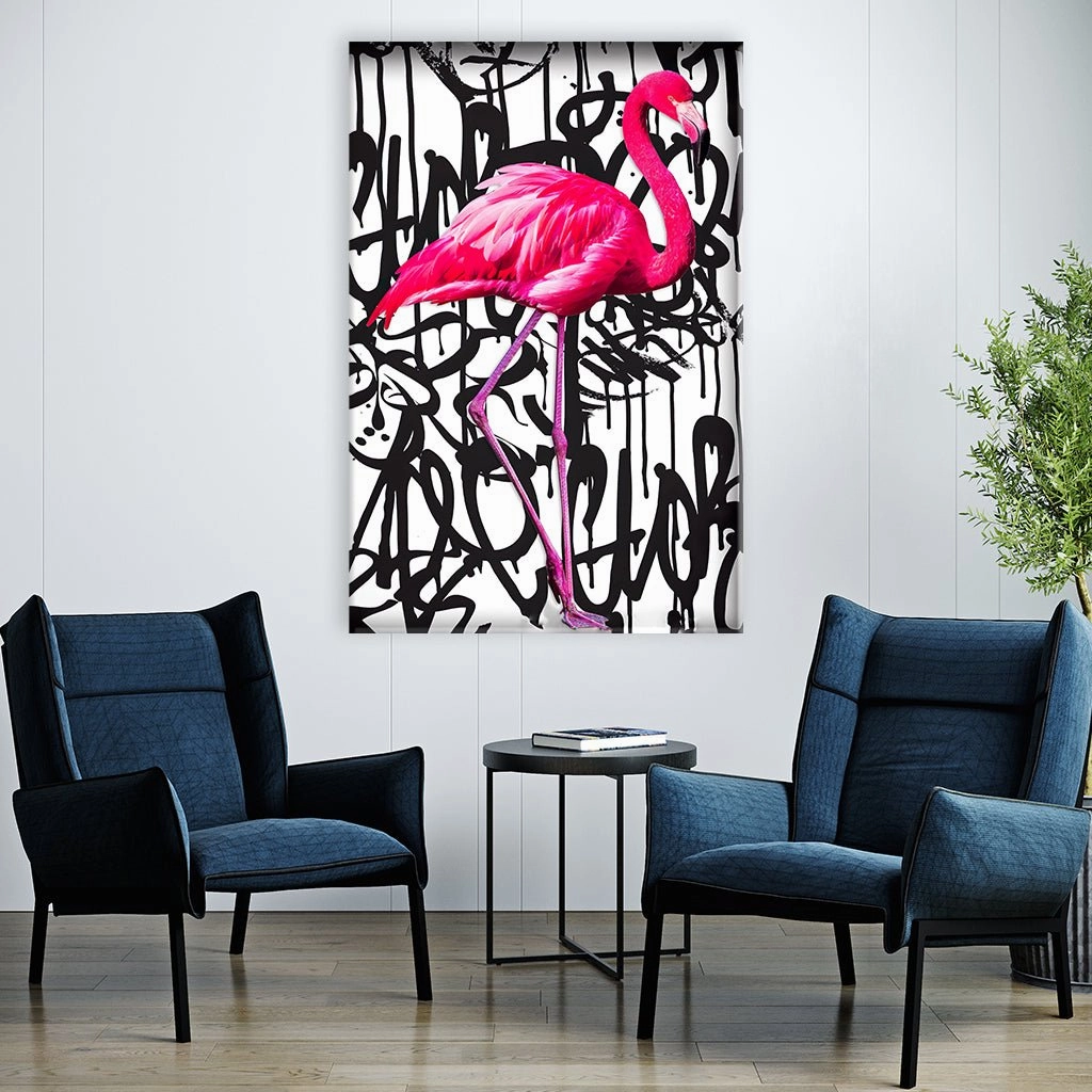 Graffiti Flamingo