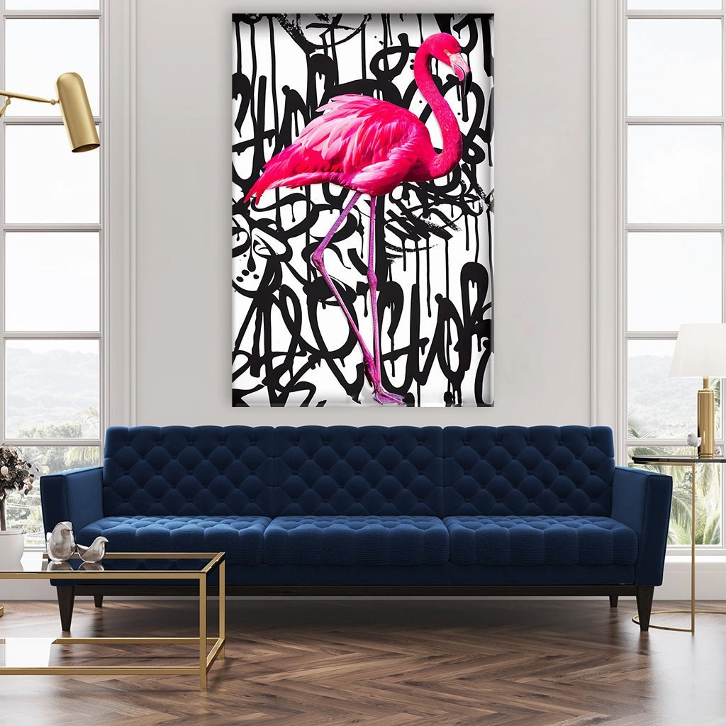 Graffiti Flamingo