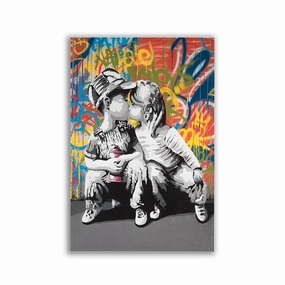 Graffiti Kids framed mural artwork