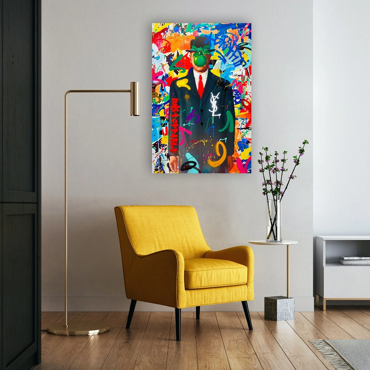 Graffiti Magritte by RS Artist 