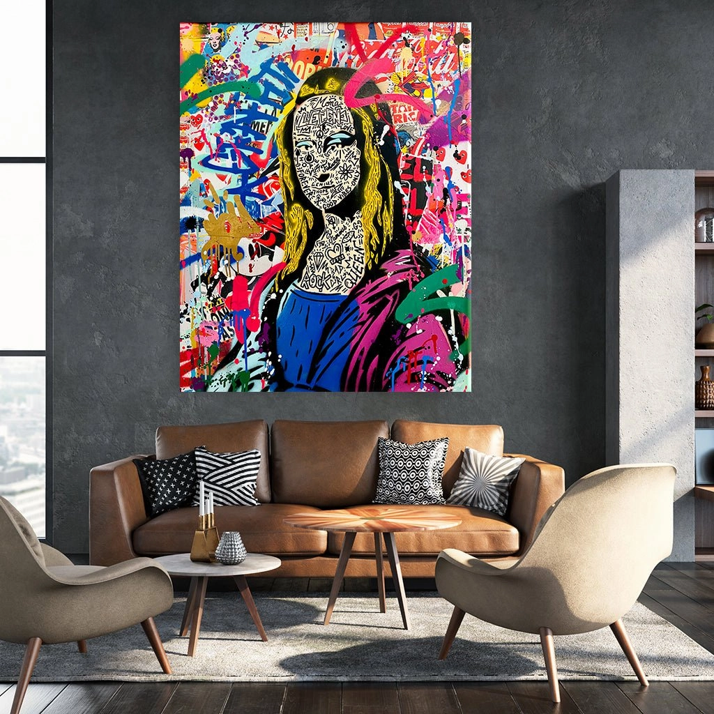 Graffiti Mona by RS Artist