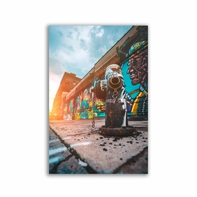 Graffiti Street framed mural artwork