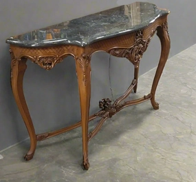 GRANITE TOP LOUIS XV STLE CONSOLE-NOT OLD artistic wall mural