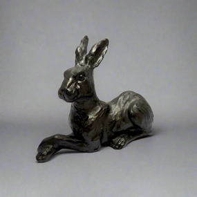 Graphite Hare decorative home ornament