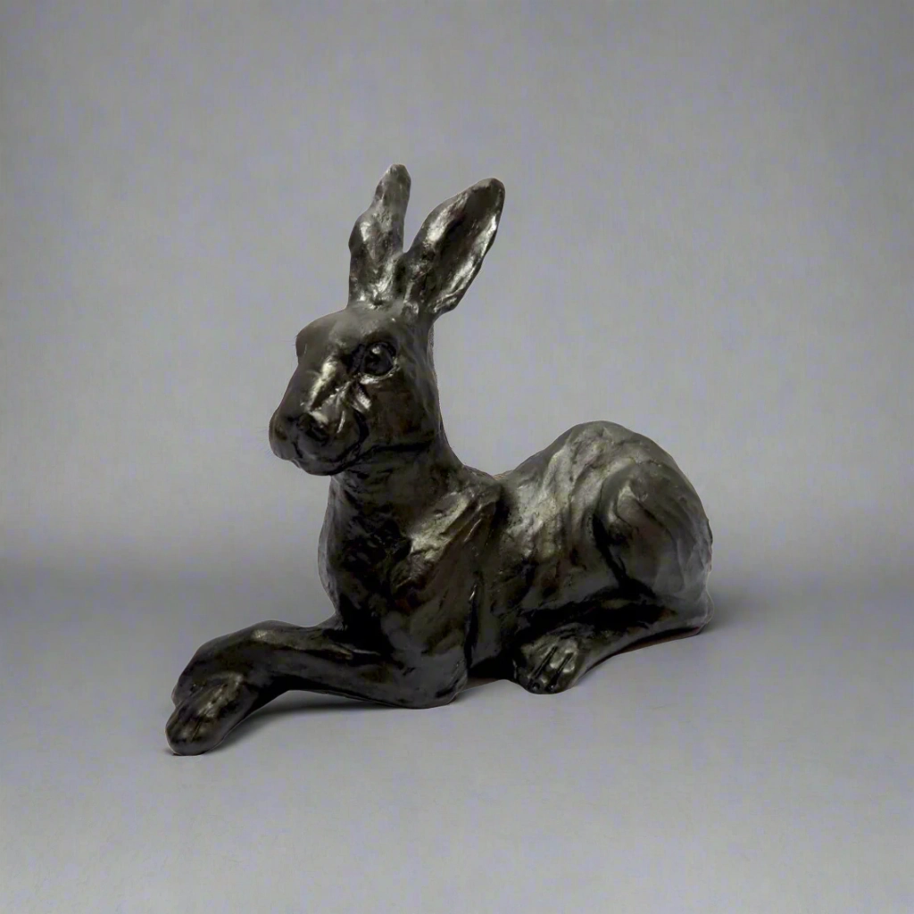 Graphite Hare decorative home ornament