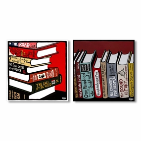 Great Book - Duo by Spanjer framed mural artwork