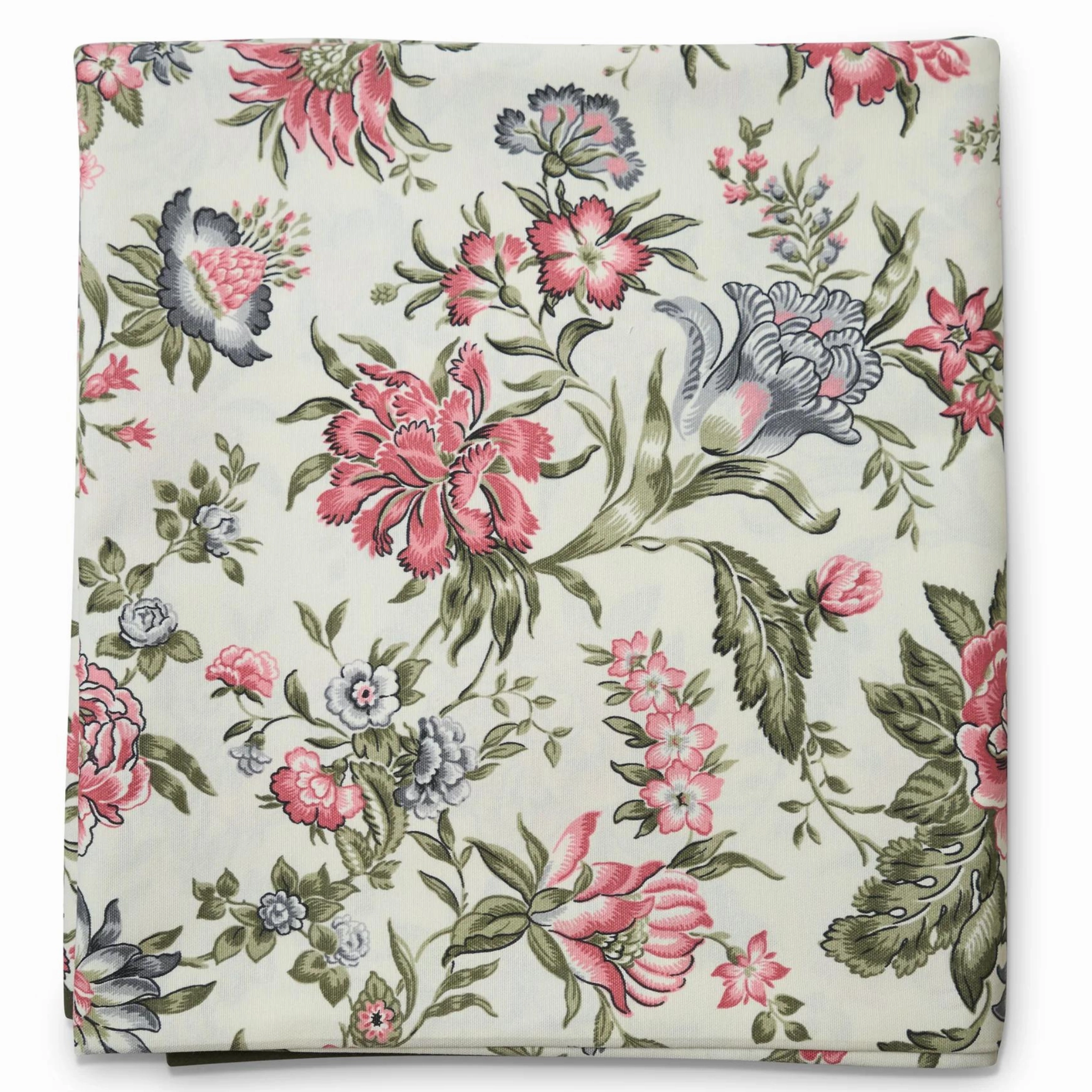 Green and Pink Floral Design Tablecloth mini desktop sculpture