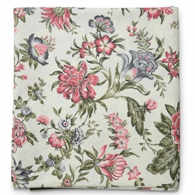 Green and Pink Floral Design Tablecloth mini desktop sculpture