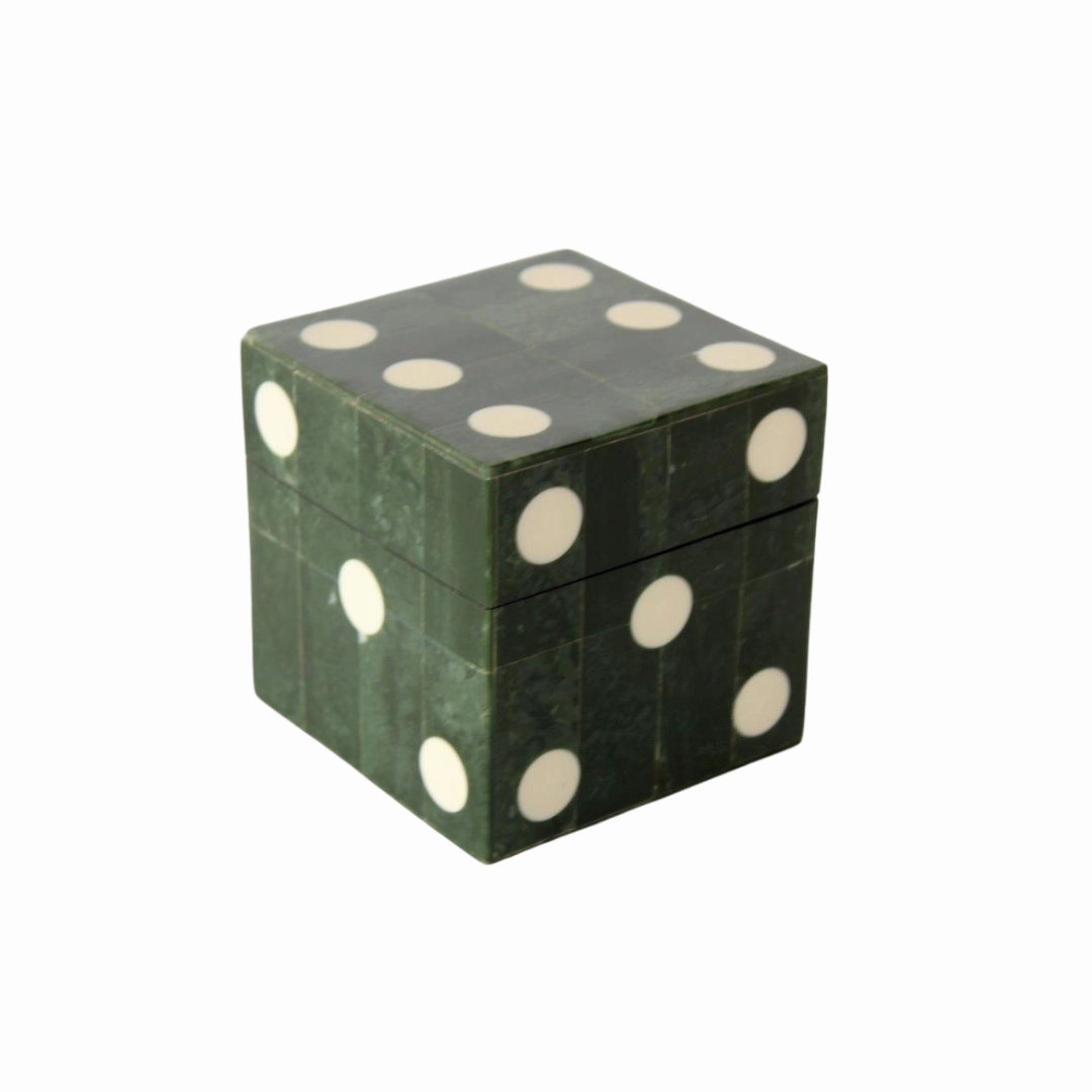 Green Box With 5 Dice