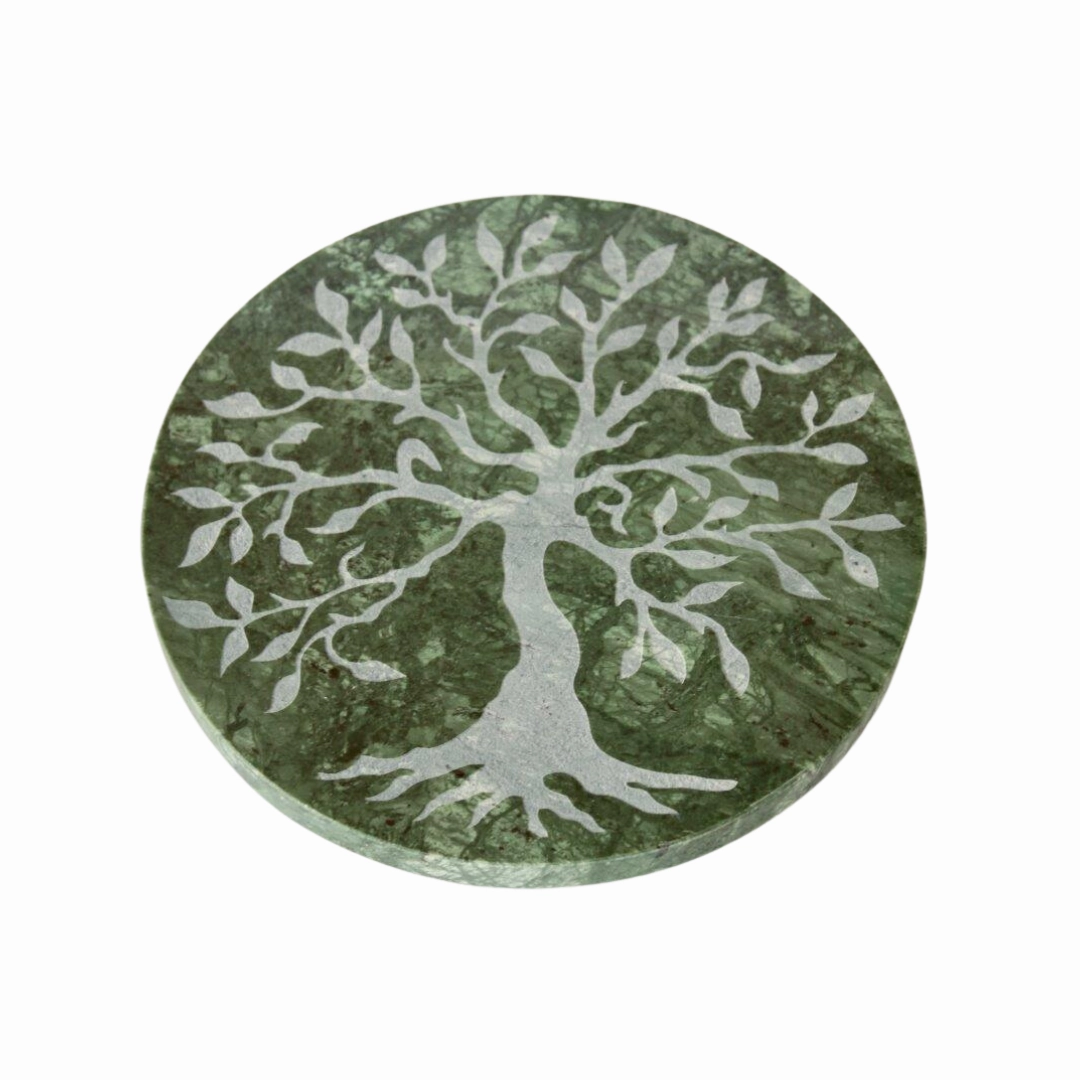 Green Tree Of Life Marble Board decorative home ornament