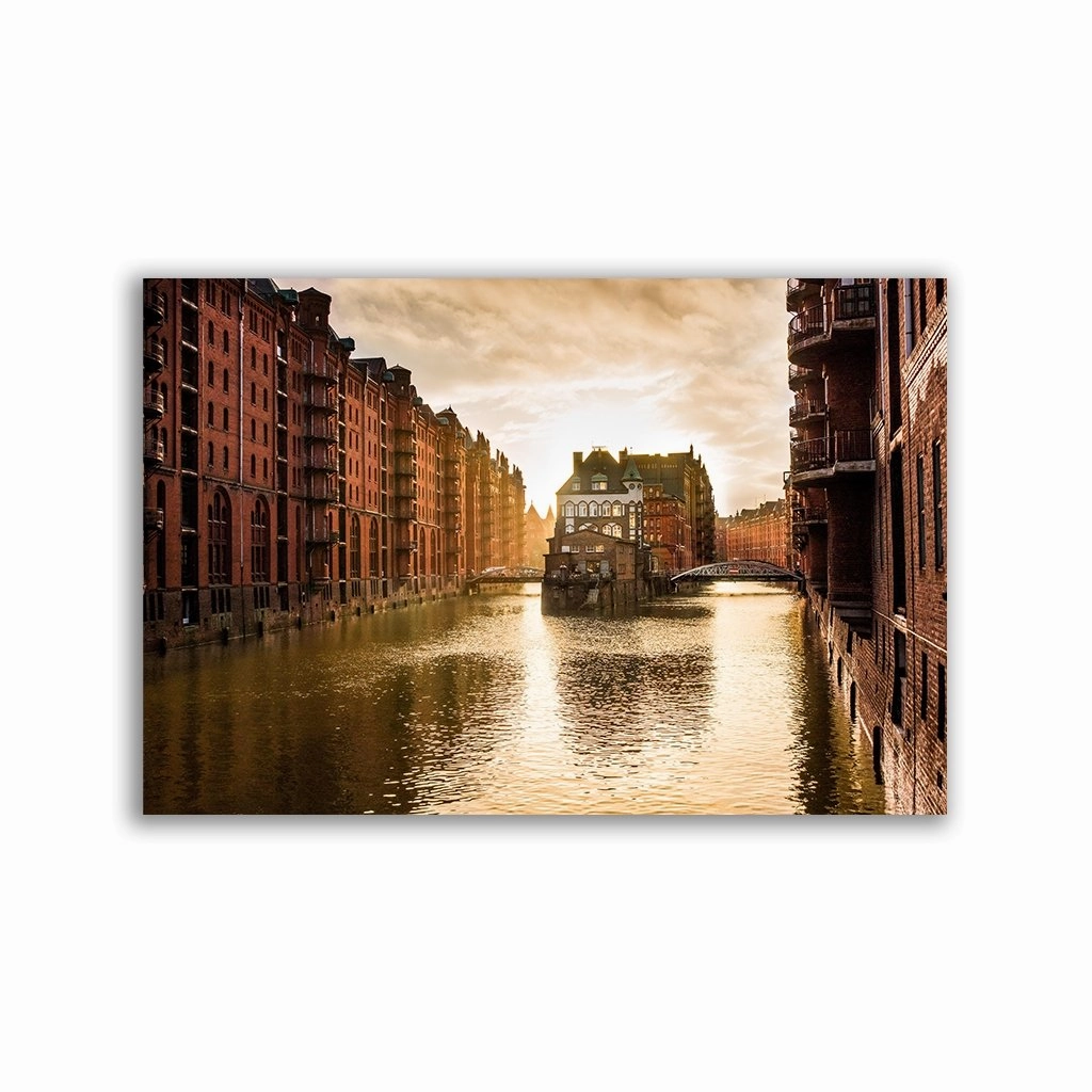 Hamburg Storage framed mural artwork