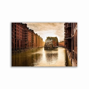 Hamburg Storage framed mural artwork