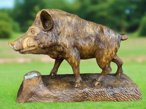 HAND CARVED HAVELIN HOG artistic wall mural